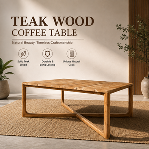 Teak Outdoor Lounge CoffeeTable Commercial Resort Hotel Villa Patio Furniture Custom Project Supply Exporter Furniture Indonesia - Product Image 1
