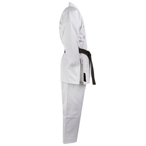Uniforme de Karate Blanco para Adultos Unisex, 100% Algodón, Duradero, Corte Regular, Cinturón Negro Incluido - Product Image 2