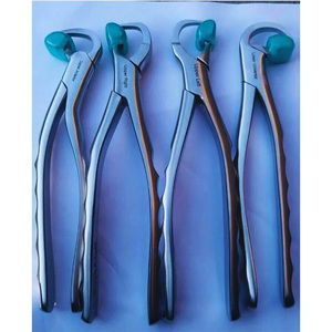 Pinzas manuales de extracción de raíces superiores, instrumentos quirúrgicos de acero inoxidable, pinzas de extracción dental - Product Image 5