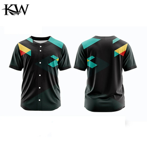 Camiseta Deportiva Personalizada de Béisbol para Hombre, Impresión de Logotipo Personalizado, Uniforme de Entrenamiento Transpirable, Proveedor al por Mayor - Product Image 3
