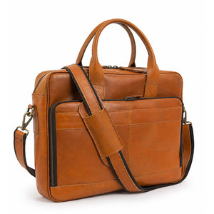 Genuine Leather <b>Laptop</b> Bag Padded Carry <b>Case</b> Adjustable Shoulder Strap Custom Color Wholesale Price Leather <b>Laptop</b> Bag - Product Image 1