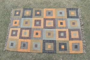 Tapis Kilim en jute tissé à la main, fibre naturelle, réversible, pliable, décoratif pour la maison et l'hôtel, prix usine. - Product Image 5