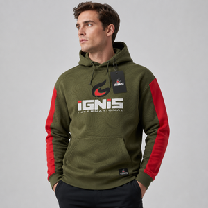 Sweat-shirt à capuche léger pour homme avec poignets côtelés, idéal pour le sport, le streetwear et le confort quotidien, avec options OEM/ODM - Product Image 2