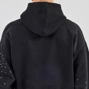 Nouveauté : sweats à capuche pour hommes avec strass en vente en ligne, sweats à capuche avec strass sur mesure en vente, design personnalisé en gros - Product Image 5