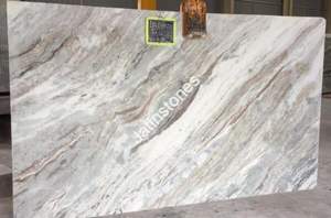 Panneau en pierre naturelle à texture ondulée en marbre brun fantaisie pour comptoir de cuisine, décoration murale, dalles de sol, design d'intérieur - Product Image 3