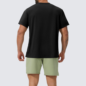 Camiseta Básica Unisex de Alta Calidad al por Mayor, Personalizable, Corte Regular, Tela con Sensación Similar a Sorona, Estampado Casual para Hombre y Mujer 2026 - Product Image 3