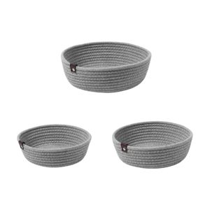 Panier en corde de jute tressé à la main, petite boîte de rangement pour étagère, linge, jouets, essentiels pour bébé, cuisine - Product Image 4