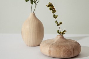 Vintage Antique Solid Wood Flower <b>Vase</b> Home Gift Handmade Wooden Home Decor for Gift Wood Flower <b>Vase</b> - Product Image 4