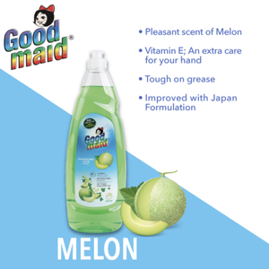 Goodmaid Dishwashing <b>Liquid</b> Melon 900ml Bio-Degradable Malaysia Made Bulk Purchase for International Export & Retail Market - Product Image 3