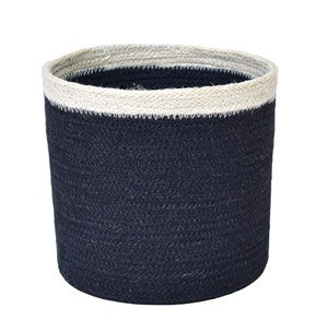 Paniers de rangement ronds en jute Bacs pour salon Vintage couleur et taille écologiques personnalisés réutilisables au meilleur prix de BD - Product Image 3