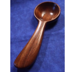 Cuillère à café et à épices en bois d'acacia faite à la main 2026, 1 cuillère à café, 100% naturelle, légère, style vintage - Product Image 2