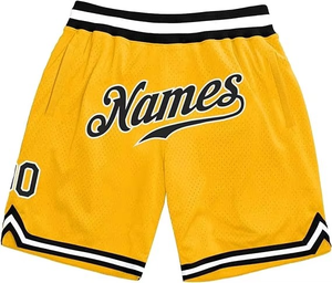 กางเกงบาสเก็ตบอล OEM สำหรับผู้ชาย กางเกงฝึกซ้อมน้ำหนักเบา กางเกงบาสเก็ตบอลโลโก้สั่งทำ ผ้าโพลีเอสเตอร์ตาข่าย ขายส่ง - Product Image 3