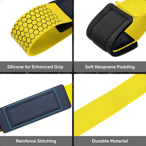 Sangle de poignet unisexe de qualité supérieure, couleur et logo personnalisables, tissu néoprène, ceinture de levage, sangles de poignet pour la musculation, la gym et le fitness - Product Image 3