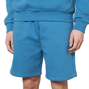 Compre Ahora Pantalones Cortos de Algodón Terry para Hombre, Pantalones Cortos Deportivos Sólidos, Suaves y Transpirables, con Logotipo Personalizado OEM, Venta al por Mayor, Ropa Deportiva Informal de Verano - Product Image 3