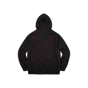 Men's <b>Black</b> <b>Zip</b>-<b>Up</b> <b>Hoodie</b> Oversized Streetwear 100% Cotton French Terry Front Logo Winter Wear Breathable Quick Dry Pocket - Product Image 2