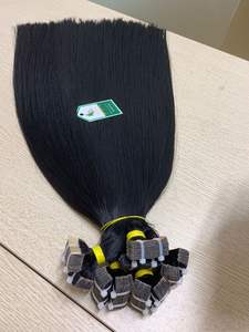 Vente en gros 50% court noir Bob perruque transparente cheveux humains avant de lacet vietnamien bambou cheveux avant droit perruque avant pour les femmes noires - Product Image 4