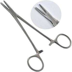 Porte-aiguille professionnel en acier inoxydable avec poignée dorée, instrument chirurgical de qualité supérieure, ciseaux porte-aiguille - Product Image 4