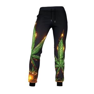 Pantalones Deportivos Sublimados para Hombre, Diseño Cielo Púrpura, Cintura Elástica con Cordón, Joggers Casuales, Pantalones de Poliéster de Peso Medio - Product Image 4