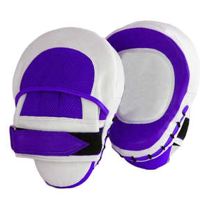 Five B Green White Boxing Focus Mitts Pu Material Breathable Training Pads for Sparring MMA Muay Thai Kickboxing - Product Image 4