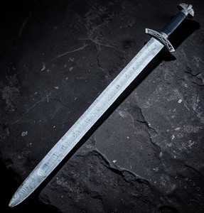 Anillos de Damasco Hechos a Mano de Grado Industrial OEM Personalizados al por Mayor, Espada Andúril del Rey Elessar para Exteriores - Product Image 6