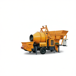 Pompe à béton mobile électrique/diesel mini portable Hamac 18m³/h pour la construction - Product Image 2