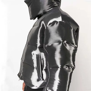 Chaqueta Acolchada para Hombre, Chaqueta de Burbujas para Hombre, Cálida y Cómoda, Chaquetas Acolchadas de Alta Calidad, Servicio OEM, Logotipo Personalizado Informal, Invierno - Product Image 4