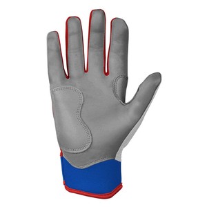 Gants de frappeur de baseball en cuir professionnel de haute qualité, à poignet court, personnalisés OEM - Product Image 3