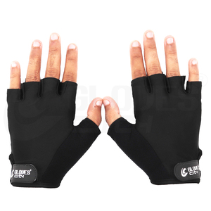 Guantes Deportivos Profesionales Personalizados al por Mayor, de Medio Dedo, Antideslizantes, Transpirables, para Levantamiento de Pesas, Gimnasio, Fitness, Unisex - Product Image 4