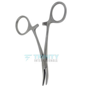 Pince hémostatique chirurgicale de précision Mosquito, courbée, réutilisable, instrument clinique - Product Image 2