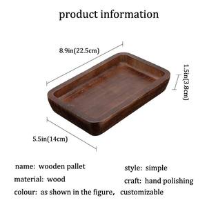 Portavelas de Nogal Negro Hecho a Mano para Decoración del Hogar, Frutos Secos, Aperitivos, Té y Café - Product Image 5