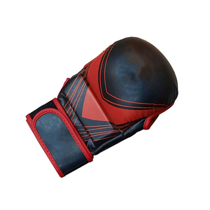 ถุงมือหนัง MMA แบบปรับแต่งได้ พร้อมคุณสมบัติระบายความชื้นและสายรัดแบบ Hook & Loop - ออกแบบอุปกรณ์ฝึกซ้อมของคุณเองสำหรับการชกมวยและเตะ - Product Image 3