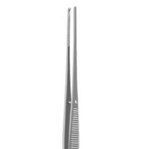 Waugh Delicate Tissue Forceps 1.5mm Tips 1X2 Teeth 18cm/7.1 Inch Straight Stainless Steel Surgical <b>Microsurgery</b> <b>Equipment</b> - Product Image 3