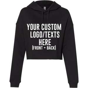 2025 femmes léger Afx64crp personnalisé conçu multicolore sweats à capuche courts sweats promotionnels - Product Image 3