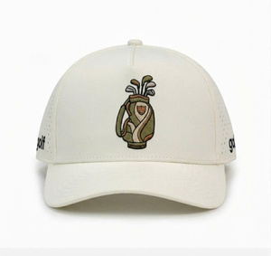 Gorras Premium de Vietnam de Alta Calidad, Gorra de 5 Paneles con Bordado 3D Personalizado y Orificios Cortados con Láser, Perfecta para Deportes de Verano Diarios - Product Image 1