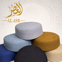 Gorro Kufi Islámico de la Marca Al Asr, Clásico, de Calidad, al Por Mayor, a Bajo Precio, para Hombre, Ligero, Cómodo, para Uso Diario, para la Oración Musulmana