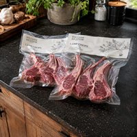 Sacs sous vide alimentaires personnalisés transparents en PA PE Nylon pour la conservation de la viande, du poisson, des fruits de mer et des aliments surgelés