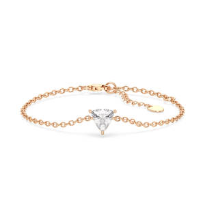 REYES Pulsera de Oro de 14K con Diamantes Cultivados en Laboratorio de Corte Trillón de 7MM, Elegante Regalo de Compromiso para Mujer - Product Image 5