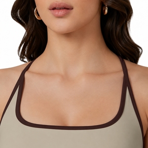 <b>Women</b> Premium Halter Cami Backless Slim Fit Ribbed Knitted Short Sleeveless Summer Wear Tank Top - Product Image 4