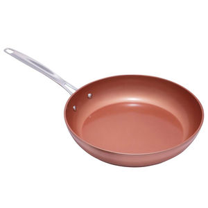 Sartén de aluminio ecológica de 24 cm, utensilio de cocina con mango de acero inoxidable, sartén para freír - Product Image 3