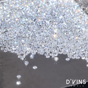D'vins Jewels India Manufacturer DEF/VS-SI Diamant de laboratoire taille brillant 2mm, qualité VS-SI, pierre précieuse en vrac pour la fabrication de bijoux, Surat - Product Image 2