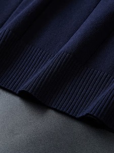OEM ODM T-shirt Homme Uni à Fermeture Éclair en Tissu Côtelé Premium Manches Courtes Respirant Décontracté pour l'Été et le Quotidien - Product Image 5