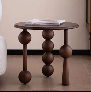 Mesa Auxiliar de Madera Diseñada por Artesanos, Adecuada para Hogares Modernos, Ofrece Utilidad Práctica y un Estilo Interior Elegante - Product Image 2