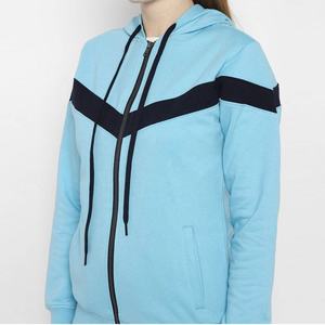 Chándal de Mujer de Primera Calidad, Última Moda, Liso, Teñido, 100% Algodón, con Cierre Completo y MOQ Bajo - Product Image 5