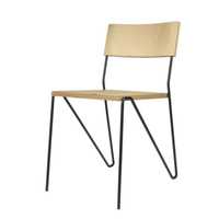 Chaise de salle à manger industrielle noire Tolix moderne empilable avec structure en acier, durable pour l'extérieur, mobilier d'hôtel