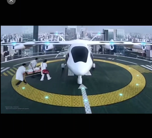 Avión de rescate médico Sparrow X2, aeronave móvil de UCI/aerotransportación vertical (eVTOL), aeronave de despegue y aterrizaje vertical con ala compuesta. - Product Image 1