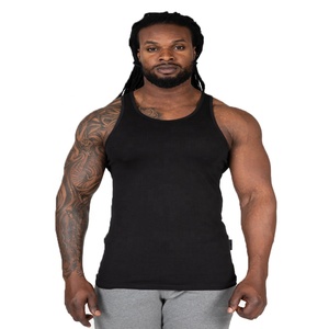 T-shirt d'été sans manches pour hommes, respirant, Slim, Fitness, débardeur, solide, vente en gros, collection 2022 - Product Image 2