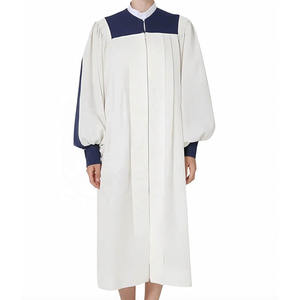 Robe de Chorale Verte en Polyester Brodé Or avec Étole – Conception Personnalisée de Haute Qualité – Vente en Gros - Product Image 6