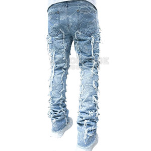 Pantalones Casuales Ligeros de Diseño Moderno, Pantalones Apilados de Alta Calidad, 100% Algodón Canvas, Ropa Urbana Elegante y a la Moda - Product Image 2