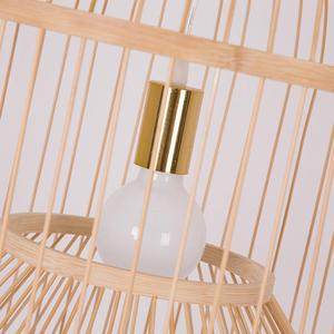 Top Selling Bamboo Rattan Lampshade Handwoven Hanging <b>Light</b> For Contemporary Interior Decor - Product Image 2