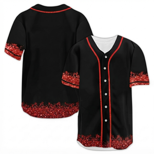 Camiseta de Béisbol Personalizada al por Mayor, Sublimada, Transpirable, de Secado Rápido, Ajuste Atlético, Manga Corta, Nombre del Equipo Personalizado, Camiseta de Softbol - Product Image 1